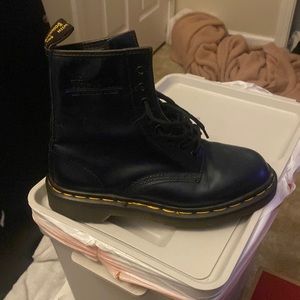 Navy Blue Boots